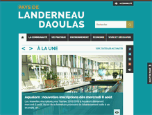 Tablet Screenshot of pays-landerneau-daoulas.fr